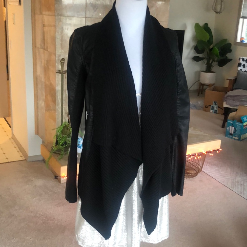 BLANKNYC black faux leather Jacket XSmall